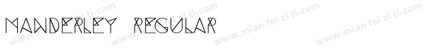 Manderley Regular字体转换